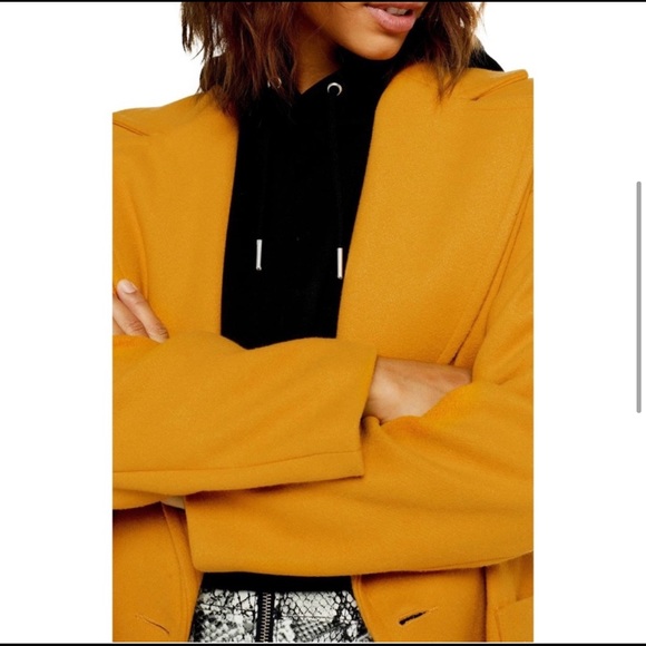 LAST Sz 12 NWT TopShop | Carly Long Coat - Picture 3 of 11